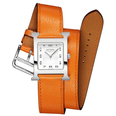 hermes heure h quartz white dial|heure h watch.